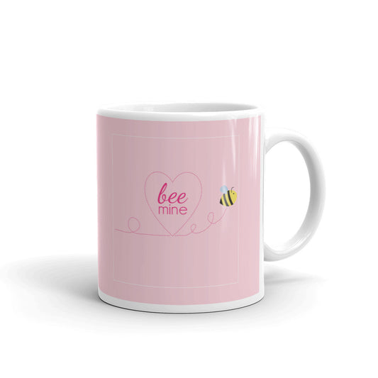 Bee Mine Valentine Day Coffee Tea Cup Ceramic Mug Best Gift For Lovers