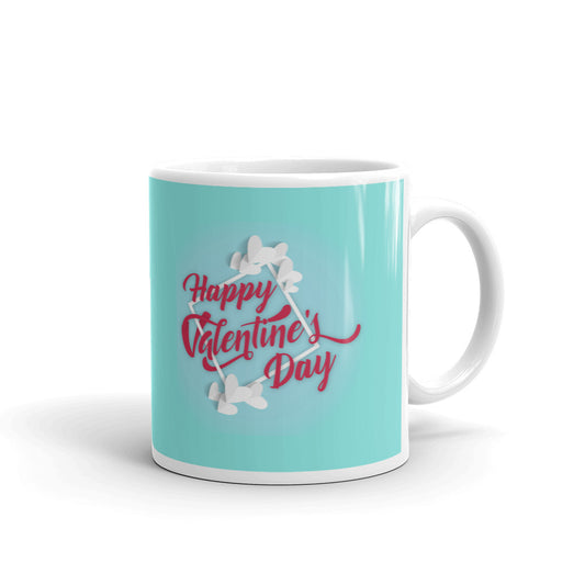 Happy Valentine Day Coffee Tea Cup Ceramic Mug Best Gift For Lovers