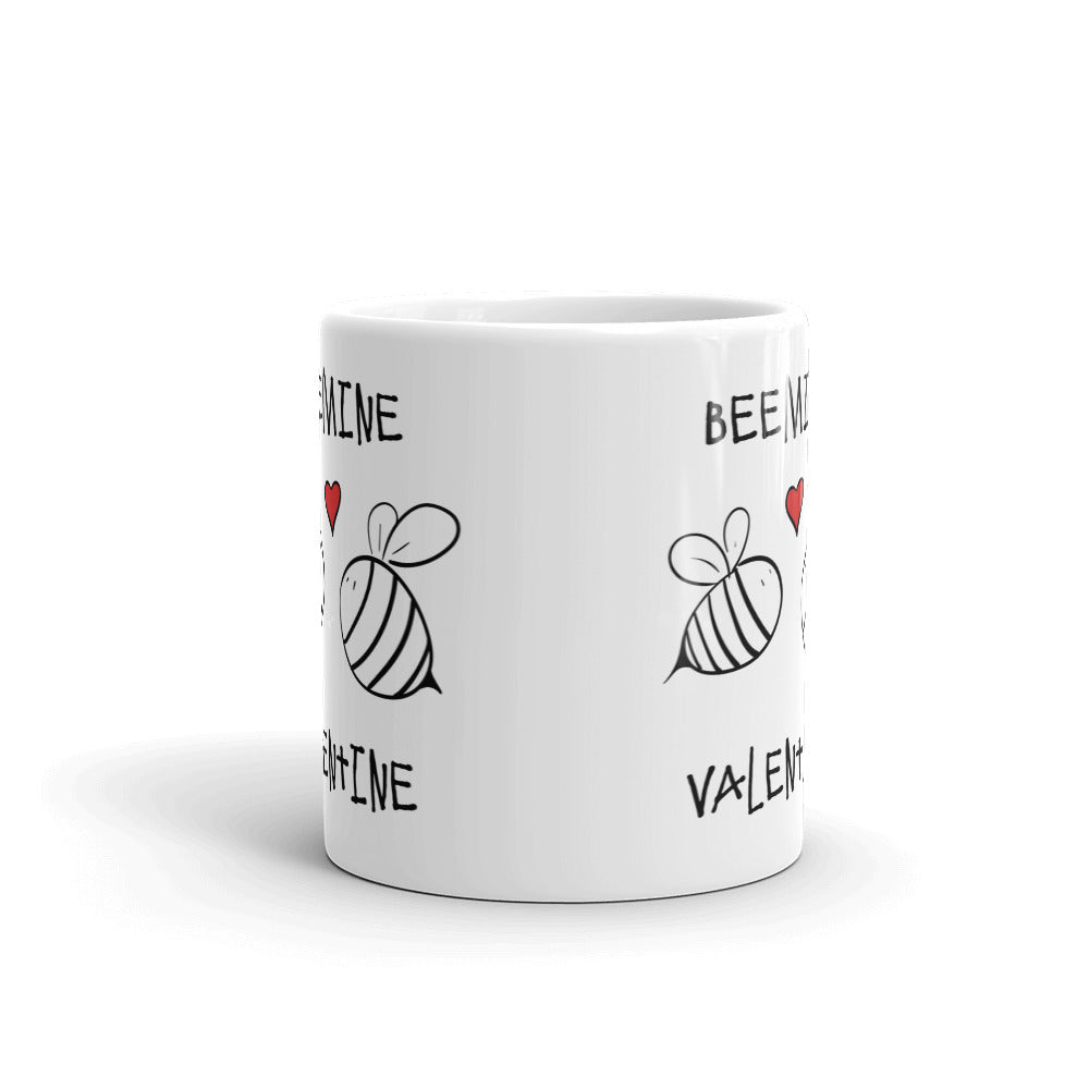 Bee Mine Valentine Day Coffee Tea Cup Ceramic Mug Best Gift For Lovers