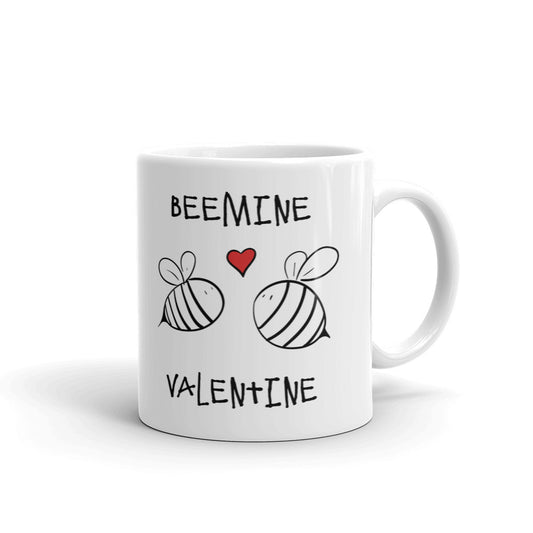Bee Mine Valentine Day Coffee Tea Cup Ceramic Mug Best Gift For Lovers