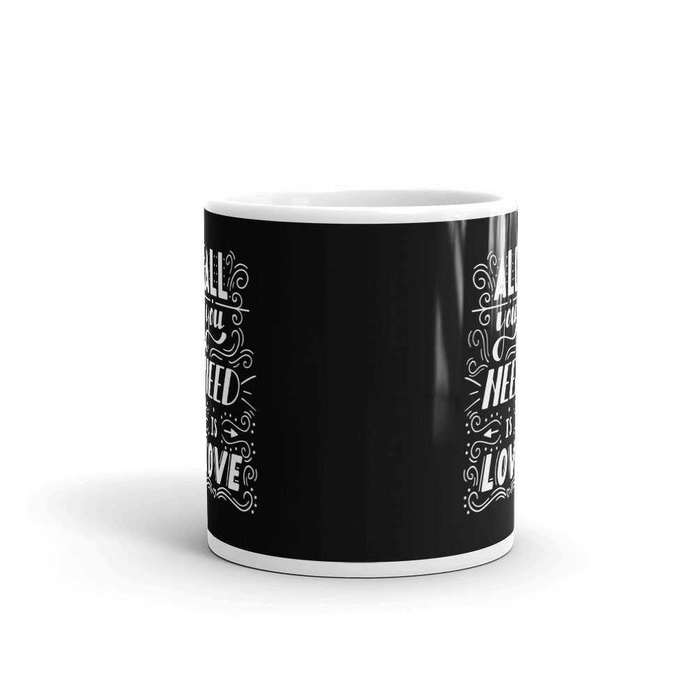 All You Need Is Love Valentine Day Coffee Tea Cup Ceramic Mug Best Gift For Lovers