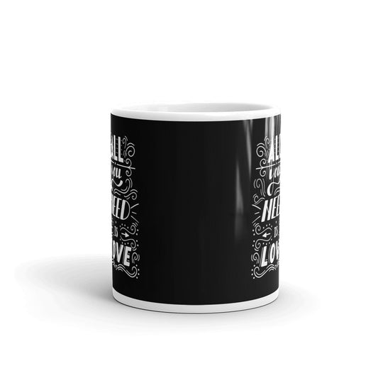All You Need Is Love Valentine Day Coffee Tea Cup Ceramic Mug Best Gift For Lovers