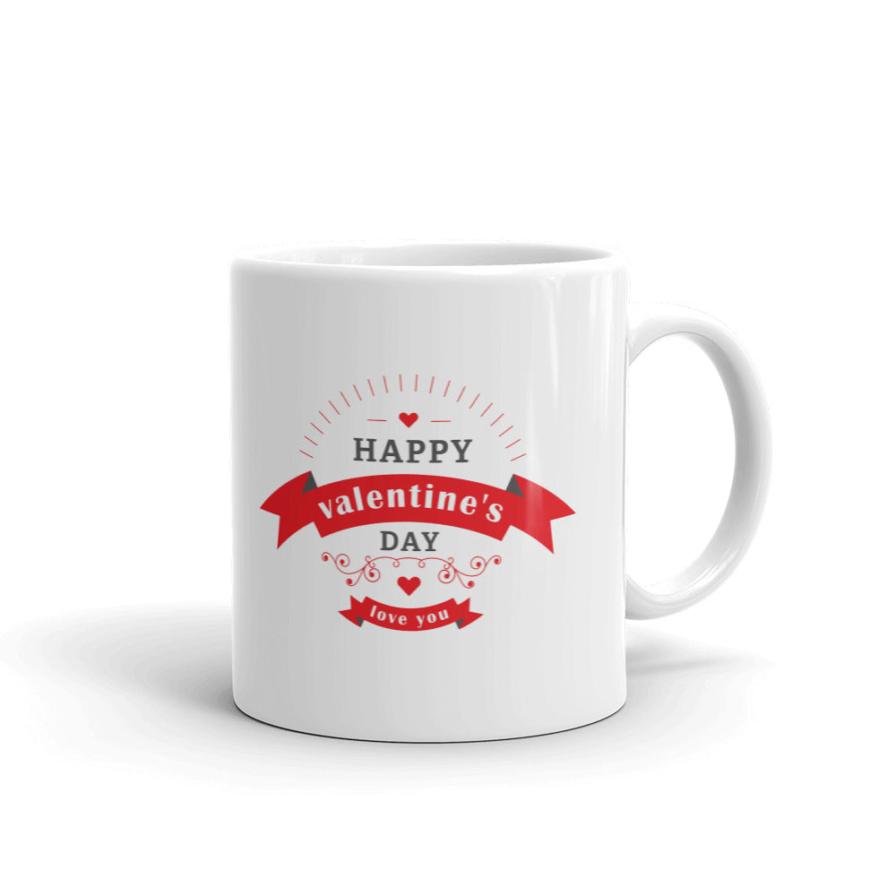 Happy Valentine Day Coffee Tea Cup Ceramic Mug Best Gift For Lovers