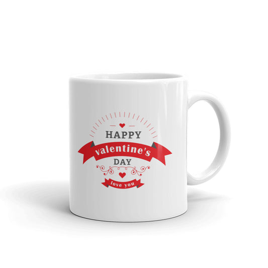 Happy Valentine Day Coffee Tea Cup Ceramic Mug Best Gift For Lovers