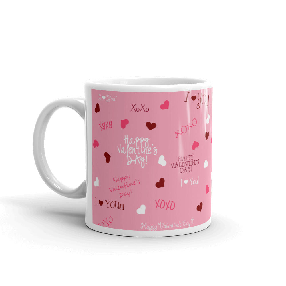 Happy Valentine Day Coffee Tea Cup Ceramic Mug Best Gift For Lovers