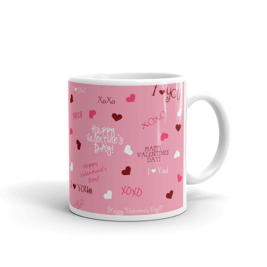 Happy Valentine Day Coffee Tea Cup Ceramic Mug Best Gift For Lovers