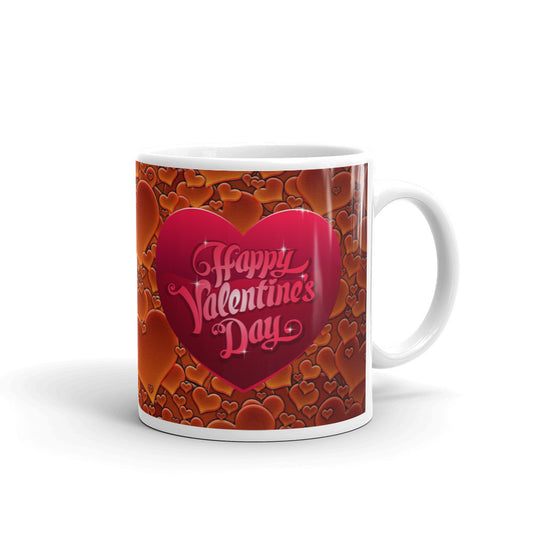 Happy Valentine Day Coffee Tea Cup Ceramic Mug Best Gift For Lovers