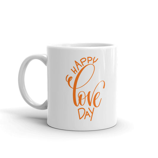 Happy Love Day Valentine Day Coffee Tea Cup Ceramic Mug Best Gift For Lovers