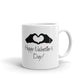Happy Valentine Day Coffee Tea Cup Ceramic Mug Best Gift For Lovers