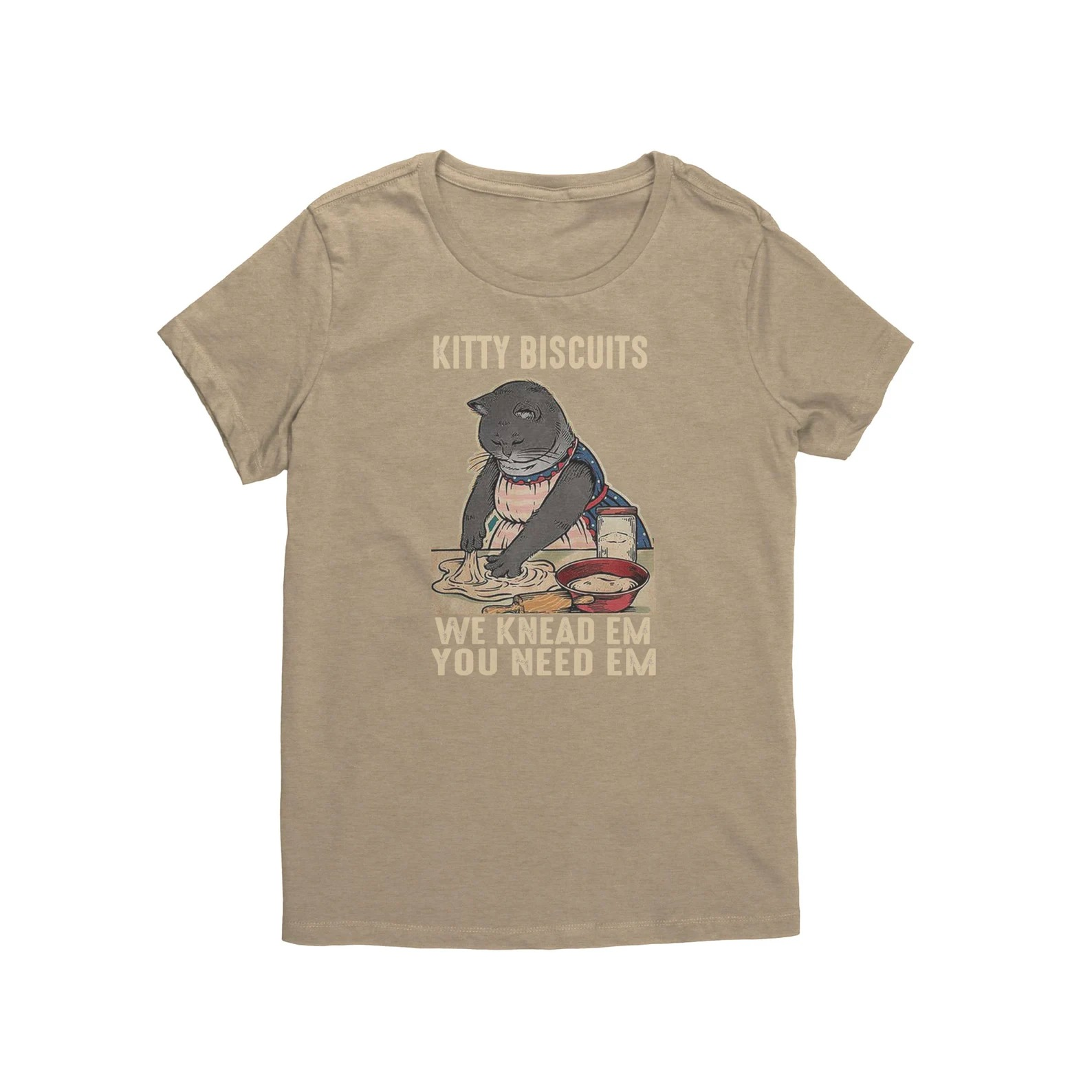 Kitty Biscuits Short Sleeve Soft T-Shirt