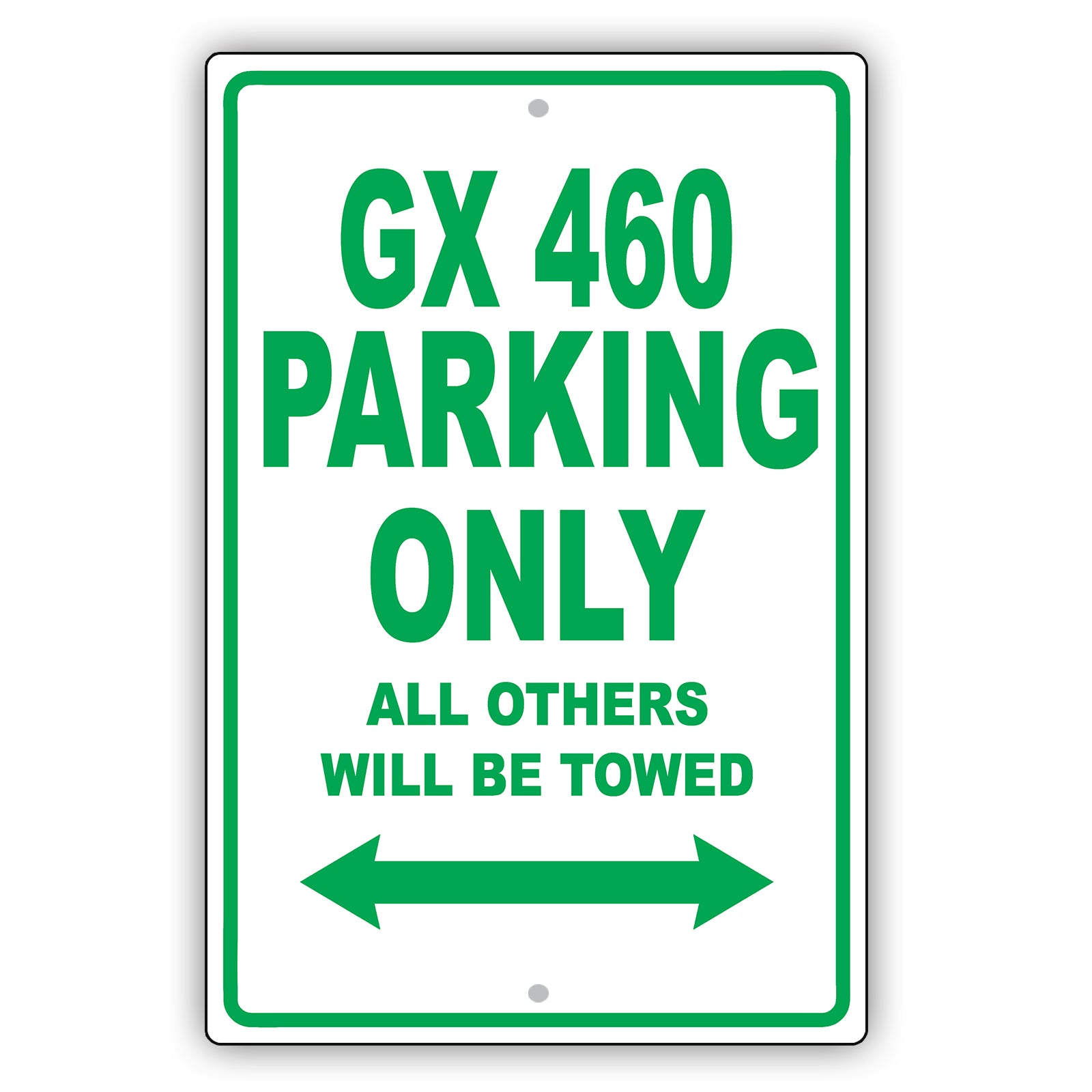 Lexus Gx 460 Parking Only All Others Will Be Towed Aluminum Decor Garage Sign